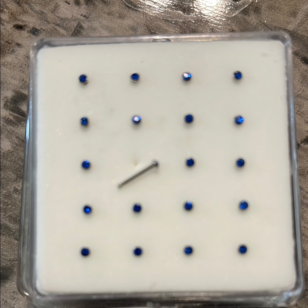 Silver nose jewelry